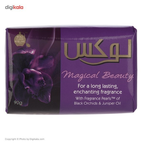 صابون لوکس مدل Magic Beauty  مقدار 90 گرم بسته 6 عددی