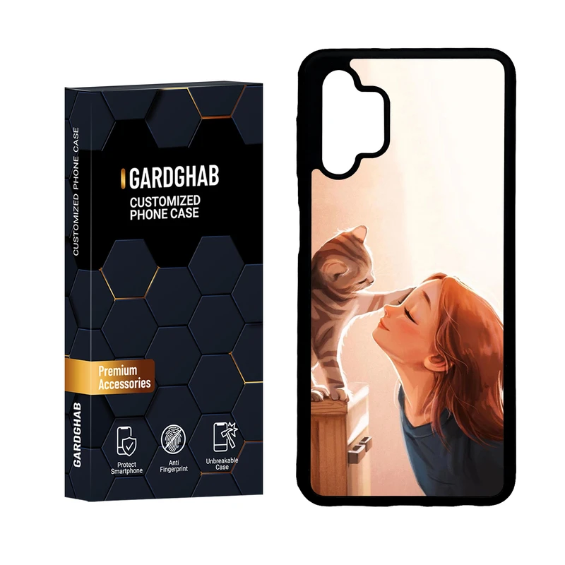 کاور گارد قاب مدل دور ژله ای دخترانه مناسب برای گوشی موبایل سامسونگ Galaxy A32 5G / M32 5G