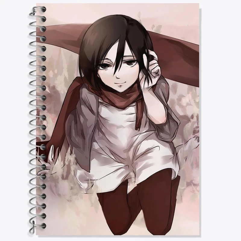 دفتر لغت 50 برگ خندالو مدل میکاسا اکرمن انیمه اتک آن تایتان Attack on Titan کد 18600