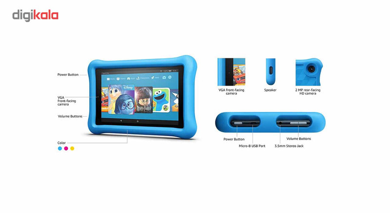 تبلت کودک آمازون مدل Fire HD 8 Kids Edition با ظرفیت 32 گیگابایت