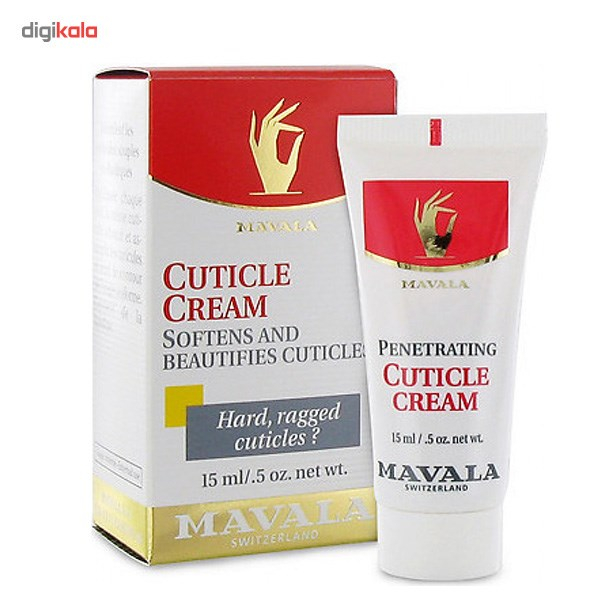 کرم ترمیم کننده و نرم کننده کوتیکول ناخن ماوالا  مدل Cuticle Cream حجم 15 میلی لیتر
