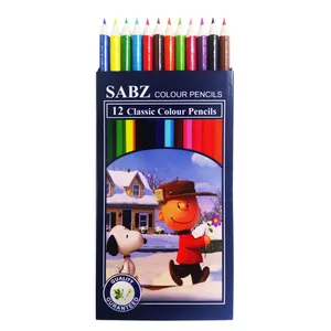 مداد رنگی 12 رنگ مدل  Classic طرح کارتونی