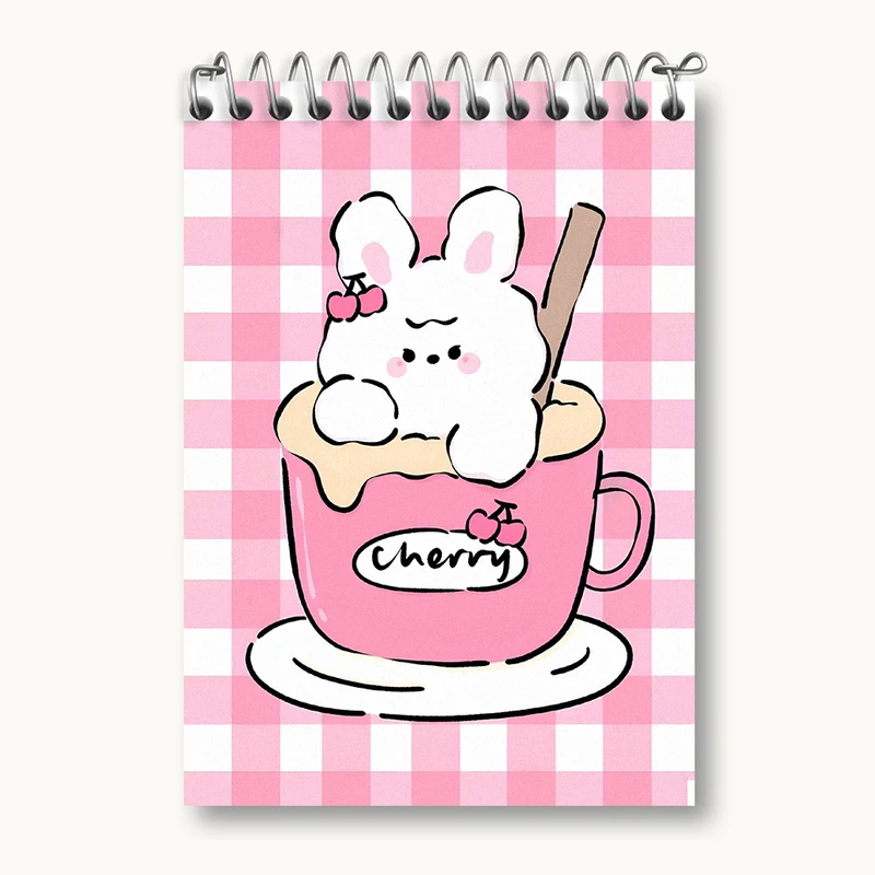 دفتر یادداشت 50 برگ خندالو طرح خرگوش کیوت کد N4784