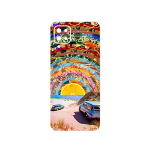 MAHOOT Collage of Orange Sky Cover Sticker for Samsung Galaxy A12 Nacho
