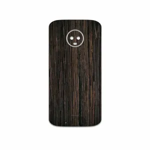 MAHOOT Burned Wood Cover Sticker for Motorola Moto G6