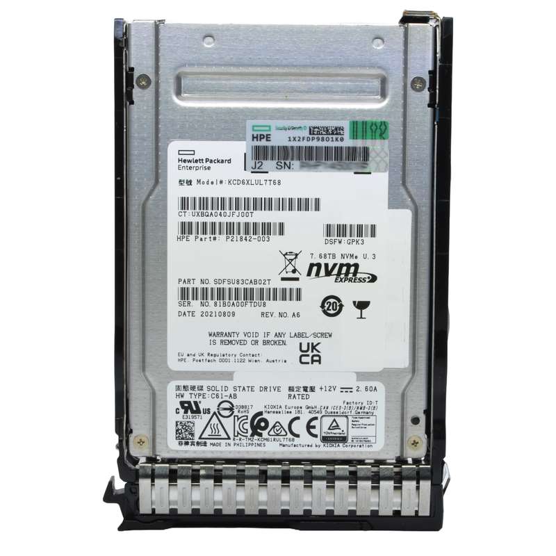اس اس دی اینترنال اچ پی ای مدل Retail Pack مدل P20135-B21 NVMe ظرفیت 7.68 ترابایت اس اس دی اینترنال اچ پی ای مدل Retail Pack مدل P20135-B21 NVMe ظرفیت 7.68 ترابایت