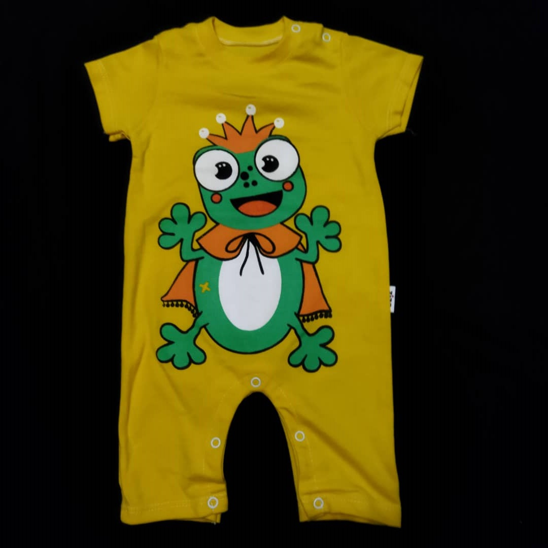 سرهمی نوزادی طرح قورباغه مدل G001