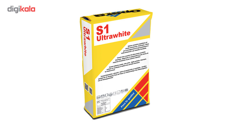 چسب پودری اپرا مدل S1 ultra-white حجم 25 کیلوگرم چسب پودری اپرا مدل S1 ultra-white حجم 25 کیلوگرم