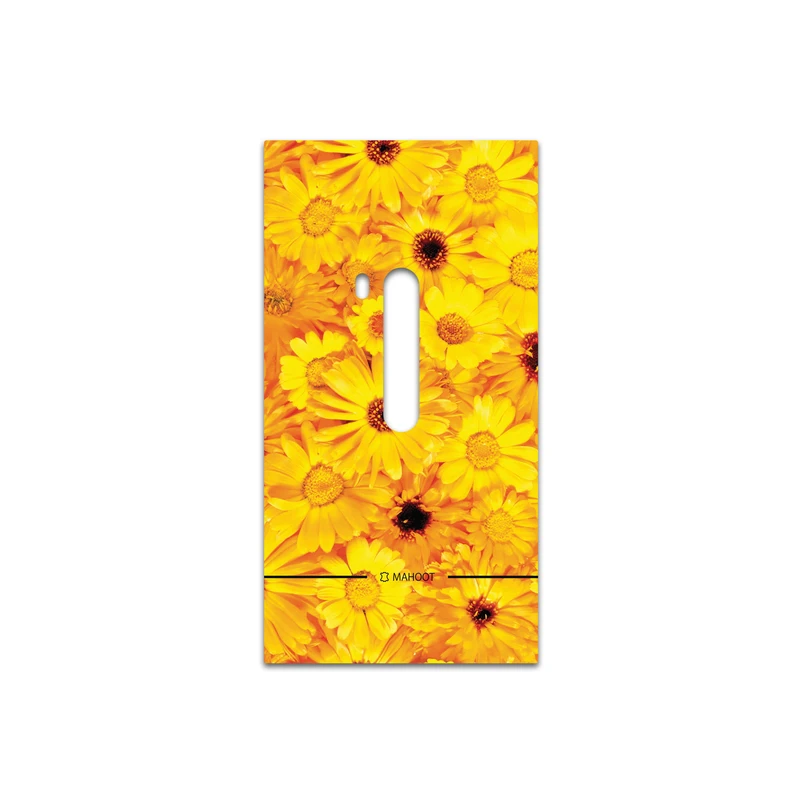 برچسب پوششی ماهوت مدل Yellow-Flower مناسب برای گوشی موبایل نوکیا Lumia 920