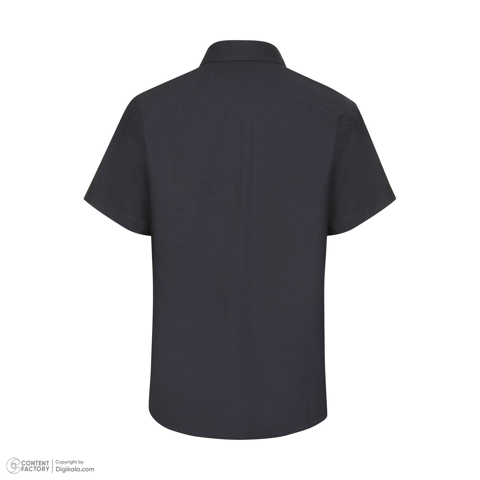پیراهن آستین کوتاه مردانه پاتن جامه مدل آکسفورد 121821020313842 رنگ طوسی -  - 4
