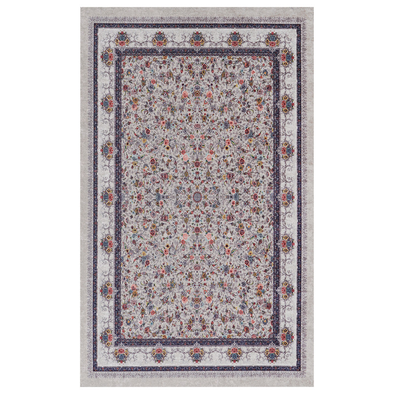 روفرشی سارای  مدل کشدار نانو ابریشم کد 634 زمینه سبز مغز پسته‌ای