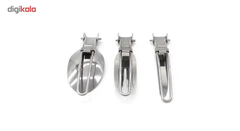 مجموعه قاشق کارد و چنکال سفری مدل Tty