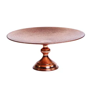 شیرینی خوری مسی مدل گرد کد ZH130