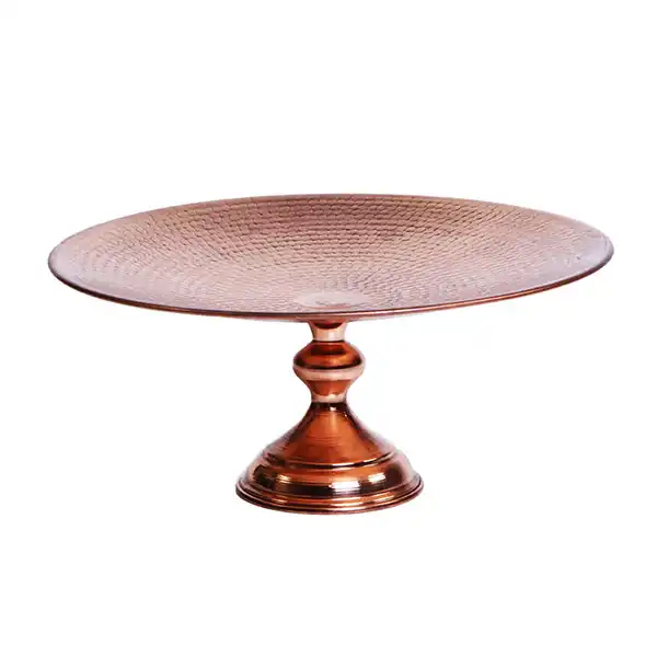 شیرینی خوری مسی مدل گرد کد ZH130