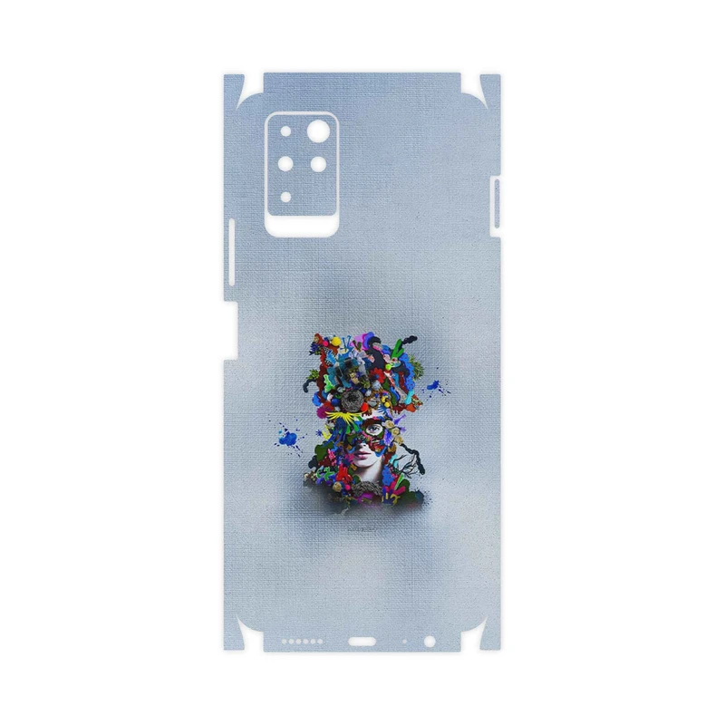 برچسب پوششی ماهوت مدل Collage of surreal Portrait of Women 4-FullSkin مناسب برای گوشی موبایل اینفینیکس Note 10