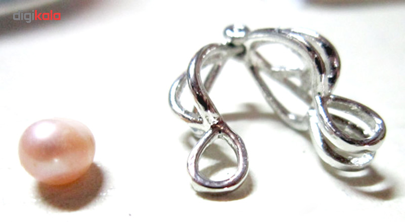 گردنبند زنانه مدل VK به همراه صدف مروارید دار گردنبند زنانه مدل VK به همراه صدف مروارید دار