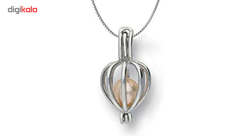 گردنبند زنانه مدل VK به همراه صدف مروارید دار گردنبند زنانه مدل VK به همراه صدف مروارید دار