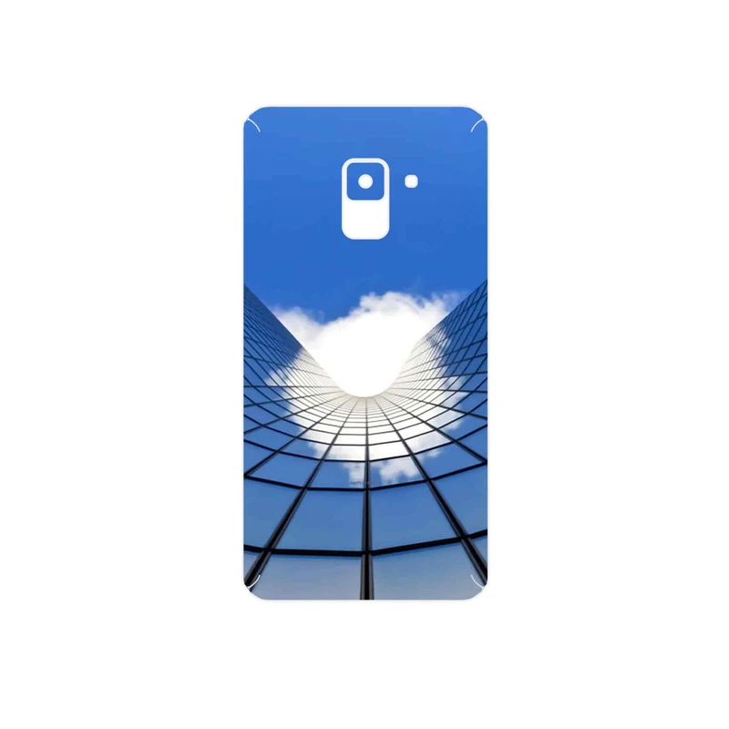 برچسب پوششی ماهوت مدل Glass skyscraper مناسب برای گوشی موبایل سامسونگ Galaxy A8 2018
