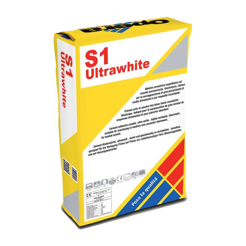 چسب پودری اپرا مدل S1 ultra-white حجم 25 کیلوگرم چسب پودری اپرا مدل S1 ultra-white حجم 25 کیلوگرم