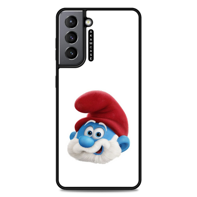 کاور آکام مدل AMC-WSGS21-SMURFS-13 مناسب برای گوشی موبایل سامسونگ Galaxy S21