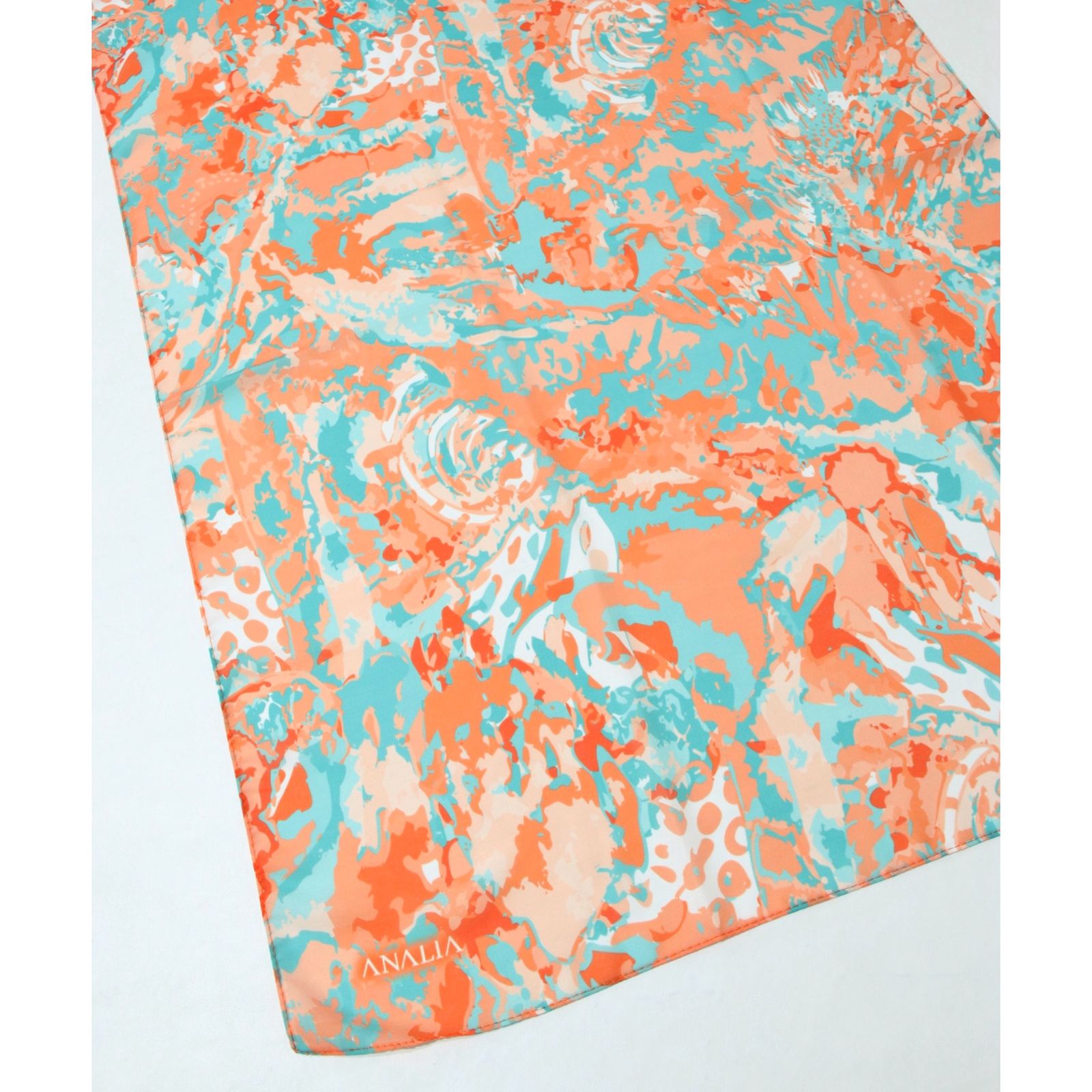 شال زنانه مدل تابستانه آبرنگی ساده کد a-3082 -  - 11