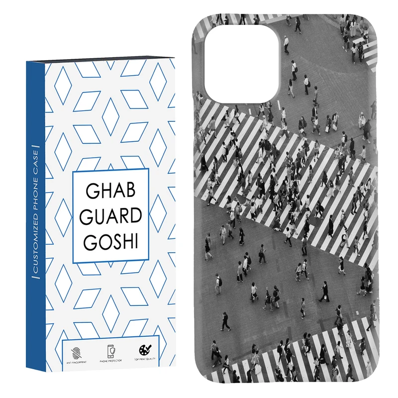 کاور قاب گارد گوشی طرح خیابون شلوغ کد Dimo-733 مناسب برای گوشی موبایل اپل  IPHONE 11