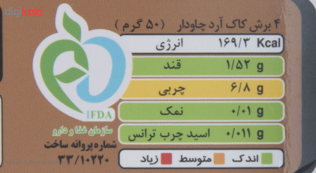 نان سنتی کاک حاوی آرد چاودار اورنگ مقدار 400 گرم