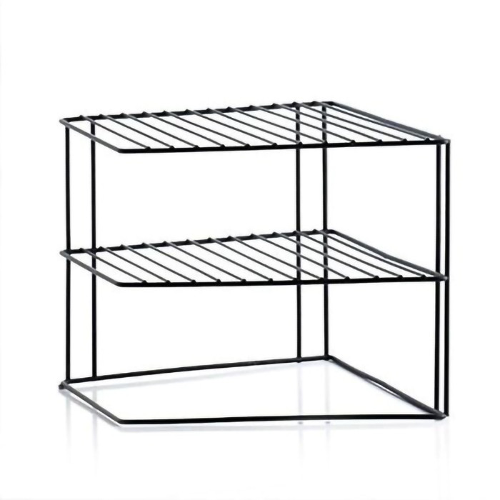 ارگانایزر سالوت مدل راف نظم دهنده گوشه کابینتی دو طبقه بسته دو عددی