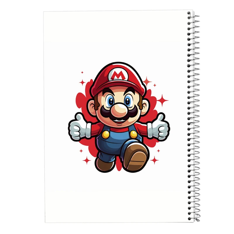 دفتر مشق 50 برگ مدوپد مدل سوپرماریو super mario کد DF2847