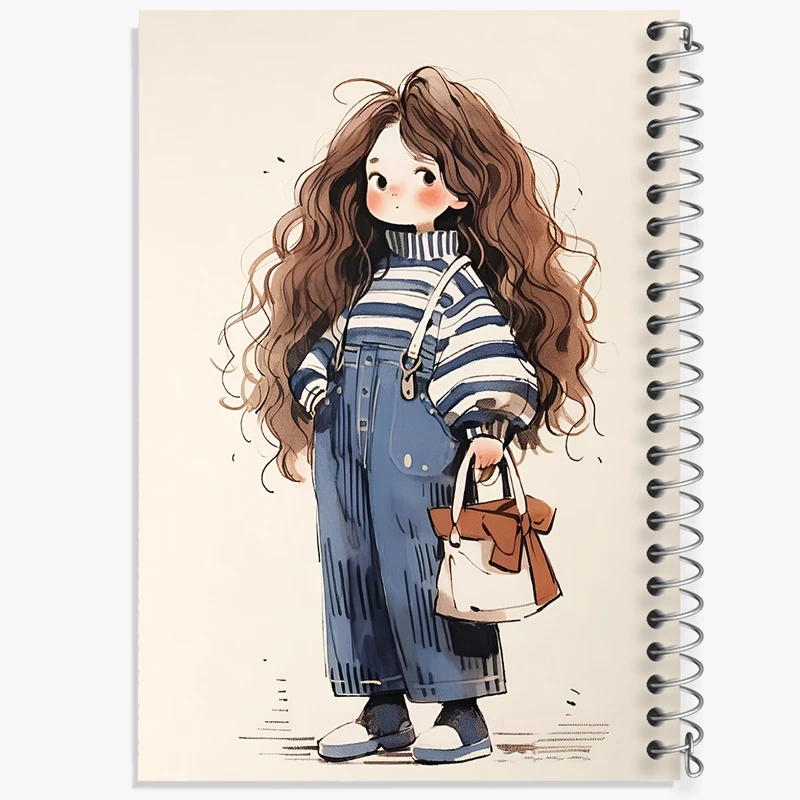 دفتر لیست خرید 50 برگ خندالو طرح دخترانه کد F8239