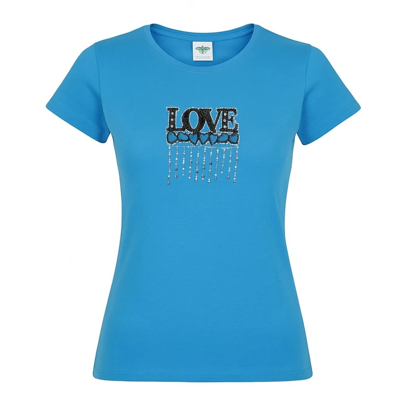 تی‌شرت آستین کوتاه زنانه مدل Brilliant love