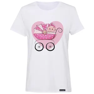 تی شرت آستین کوتاه زنانه 27 مدل Baby Girl کد MH1434