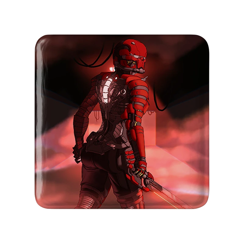 مگنت خندالو طرح بازی دد اسپیس (Dead Space) مدل مربعی کد 35013