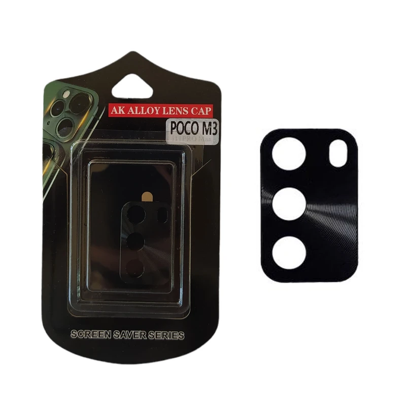 محافظ لنز دوربین مدل فلزی مناسب برای گوشی موبایل شیائومی poco m3