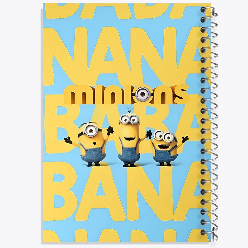 دفتر شطرنجی 50 برگ خندالو طرح مینیون ها (Minions) کد N3250