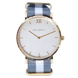 ساعت مچی عقربه ای پاول هویت مدل Sailor Line Gold Perlon