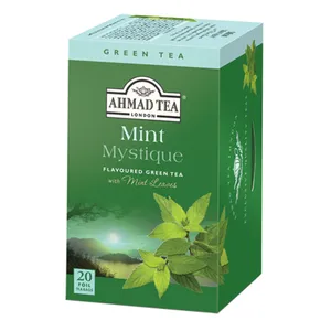 بسته چای سبز کیسه ای چای احمد مدل Mint Mystique