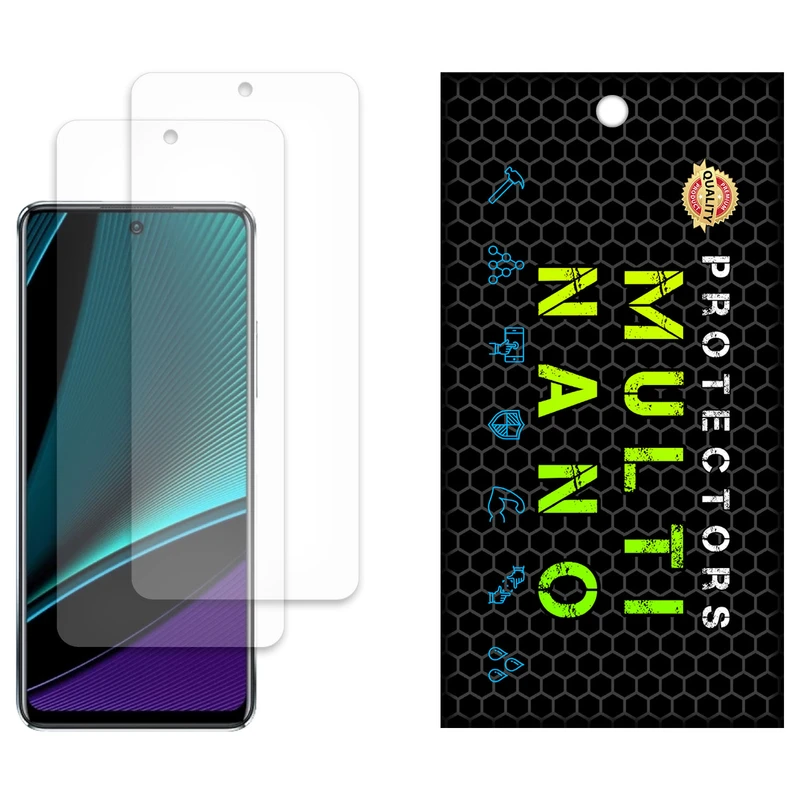 محافظ صفحه نمایش مات مولتی نانو مدل X-S2M مناسب برای گوشی موبایل اینفینیکس Note 11S بسته دو عددی