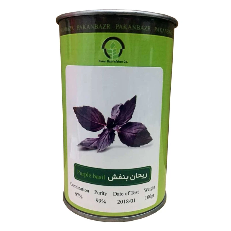 بذر ریحان بنفش پاکان بذر مدل PB100G-07
