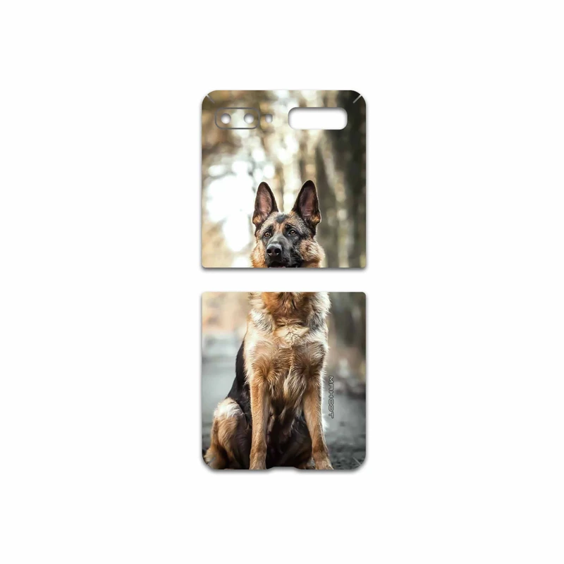 برچسب پوششی ماهوت مدل Dog-1 مناسب برای گوشی موبایل سامسونگ Galaxy Z Flip