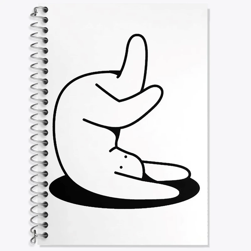 دفتر لغت 50 برگ خندالو مدل تنبل خسته کد 29406