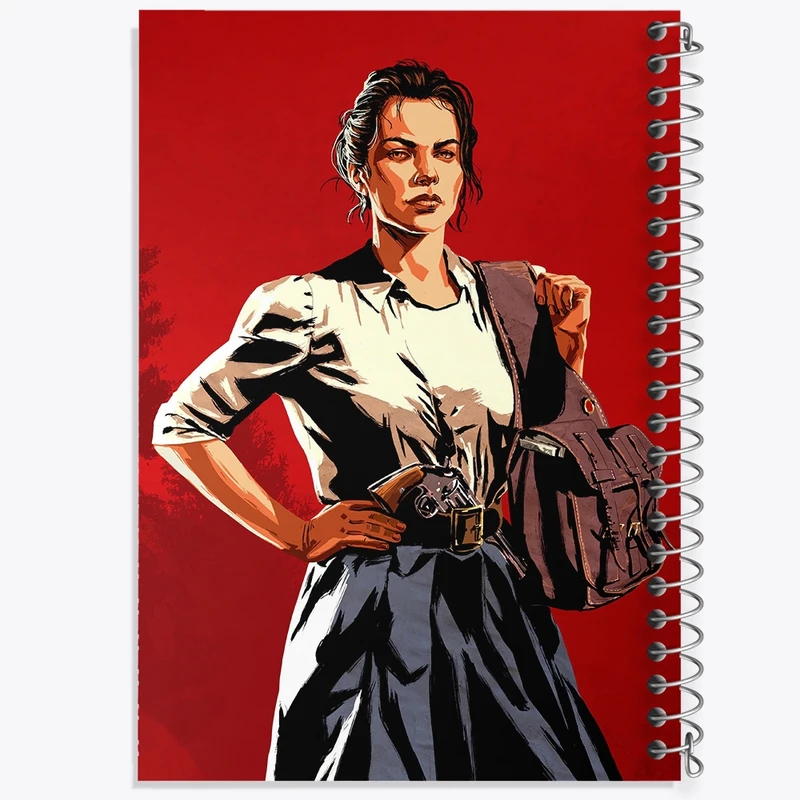 دفتر لیست خرید 50 برگ خندالو طرح بازی رد دد (Read dead) کد F734