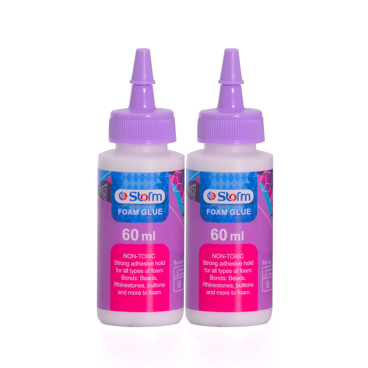 چسب فوم استورم مدل Foam Glue کد HL-619 بسته 2 عددی