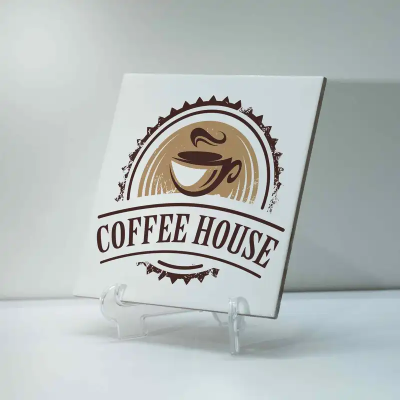 تابلو کاشی ژالینو مدل کافی شاپ کد 001