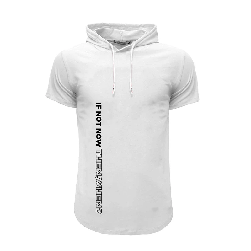 تی شرت کلاه دار مردانه مدل ifnot  کد 78355