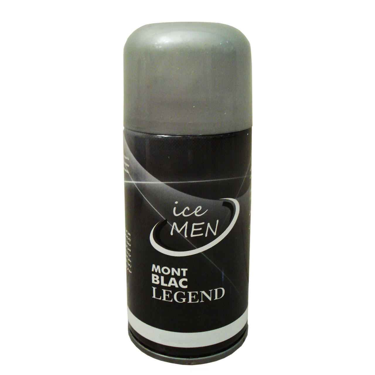 اسپری خوشبو کننده بدن آیس من مدل LEGEND MONT BLAC حجم 150 میلی لیتر 