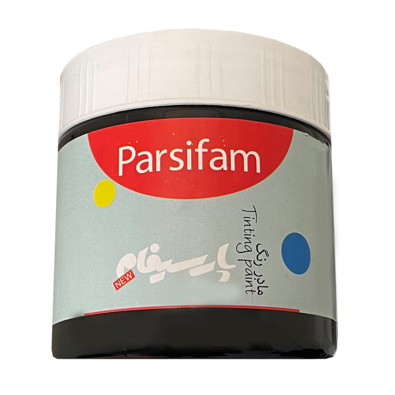 رنگ اکرلیک مشکی پارسیفام مدل M.Q وزن 350 گرم رنگ اکرلیک مشکی پارسیفام مدل M.Q وزن 350 گرم