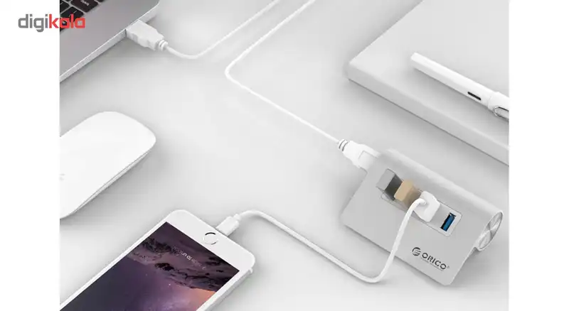 هاب USB3.0 چهار پورت اوریکو مدل M3H4