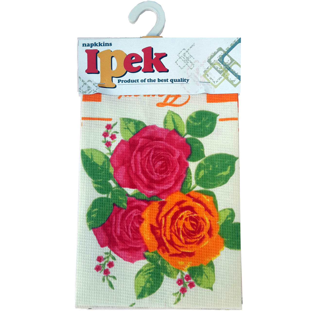 دستمال آشپزخانه ایپک طرح Flower بسته 3 عددی