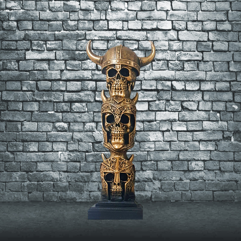 مجسمه مدل جمجمه سه گلادیاتور کد Skulls-1